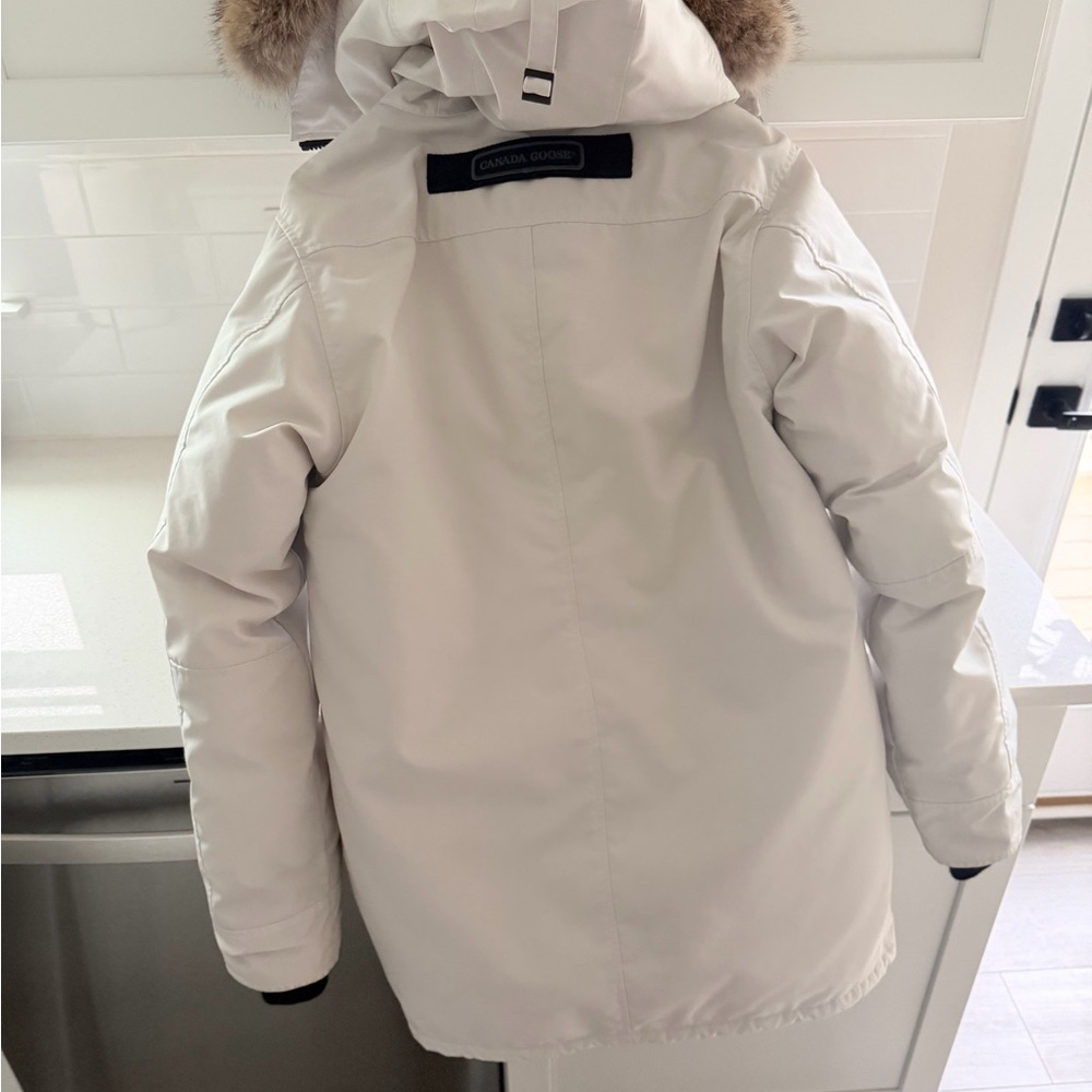 Men’s. Canada Goose - Black Label. White fur hooded parka - Picture 3 of 11